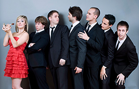 Party band groovestone playing at wedding